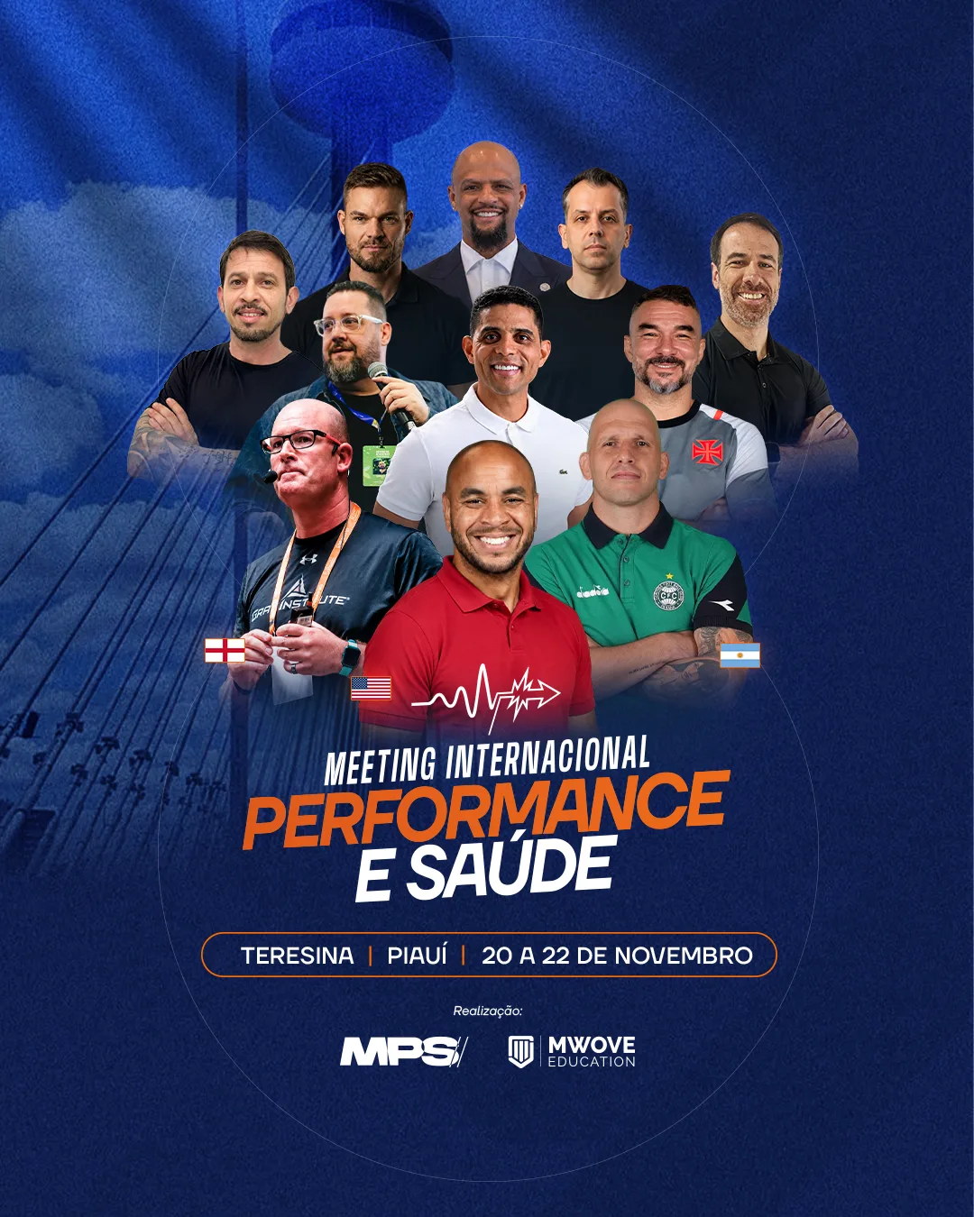 Palestrantes confirmados do Meeting Internacional Performance e Saúde